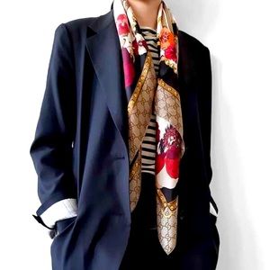 Gucci GG Floral scarf AUTHENTIC 💯